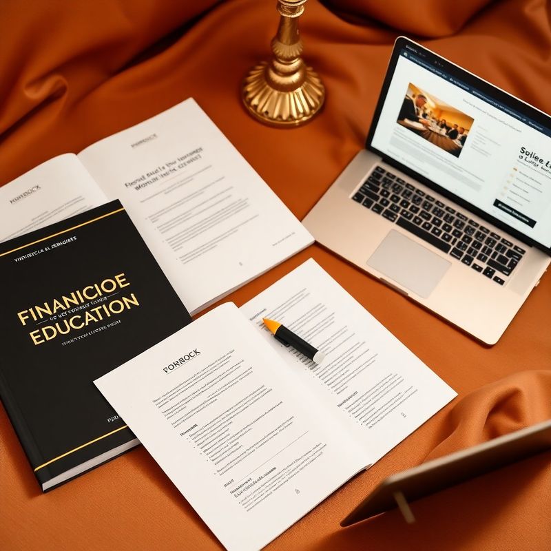Pracovné listy, notebook a zvýrazňovač – materiály ku kurzu financií